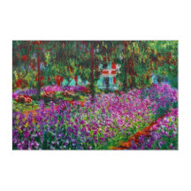 Irises in Monet's Garden Fine Art