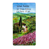 IRISES IN TUSCANY ETIKET (Voorkant)