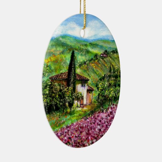 IRISES IN TUSCANY KERAMISCH ORNAMENT (Rechts)