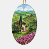 IRISES IN TUSCANY KERAMISCH ORNAMENT (Links)