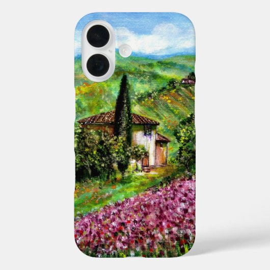IRISES IN TUSCANY,Paarse Vloergebieden Case-Mate iPhone Case (Achterkant)
