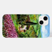 IRISES IN TUSCANY,Paarse Vloergebieden Case-Mate iPhone Case (Achterkant (horizontaal))