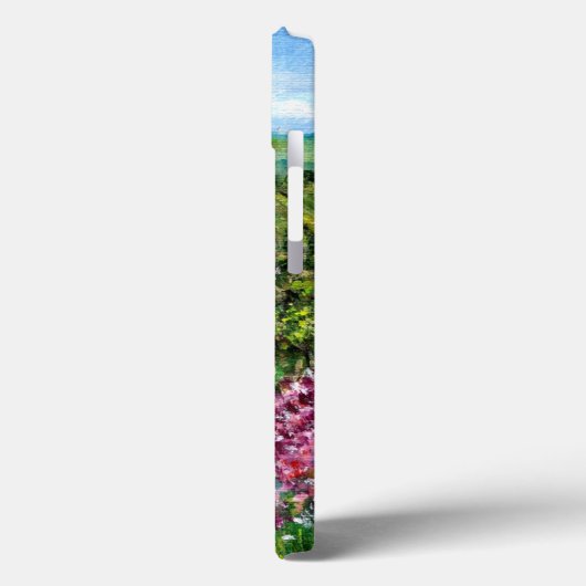 IRISES IN TUSCANY,Paarse Vloergebieden Case-Mate iPhone Case (Achterkant / Links)