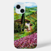 IRISES IN TUSCANY,Paarse Vloergebieden Case-Mate iPhone Case (Achterkant)