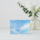 IRISES IN TUSCANY VISITEKAARTJE (Staand voorkant)