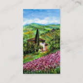 IRISES IN TUSCANY VISITEKAARTJE (Achterkant)