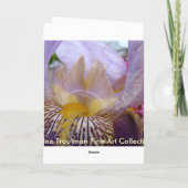 IRISES IRIS Flowers WENSKAARTEN Note CARDS Kaart (Achterkant)