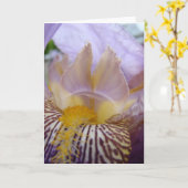 IRISES IRIS Flowers WENSKAARTEN Note CARDS Kaart (Gele Bloem)
