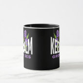 Irises Lover Keep Calm Grow Irises Garden Flower Mok (Midden)