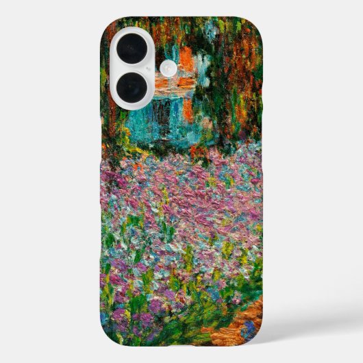 Irises Monet Garden Giverny bloemen Case-Mate iPhone Case (Achterkant)