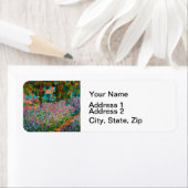 Irises Monet Garden Giverny bloemen Etiket (Insitu)