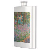 Irises Monet Garden Giverny bloemen Heupfles (Links)