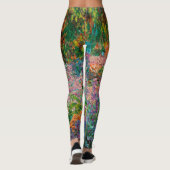 Irises Monet Garden Giverny bloemen Leggings (Achterkant)