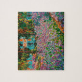 Irises Monet Garden Giverny bloemen Legpuzzel (Verticaal)