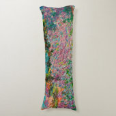 Irises Monet Garden Giverny bloemen Lichaamskussen (Voorkant Verticaal)