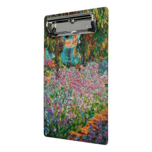 Irises Monet Garden Giverny bloemen Mini Klembord (Angled2)