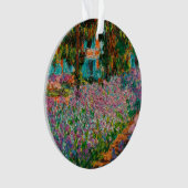 Irises Monet Garden Giverny bloemen Ornament (voorkant)