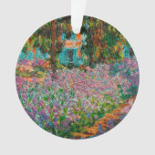 Irises Monet Garden Giverny bloemen Ornament (voorkant)