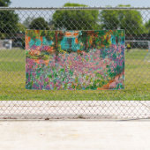 Irises Monet Garden Giverny bloemen Spandoek (Insitu)