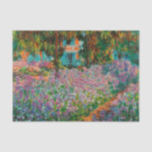 Irises Monet Garden Giverny bloemen Tissuepapier (Voorkant)