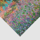 Irises Monet Garden Giverny bloemen Tissuepapier (Detail)