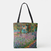 Irises Monet Garden Giverny bloemen Tote Bag (Achterkant)