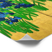 Irises on Gold Poster (Hoek)