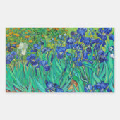 Irises Rechthoekige Sticker (Voorkant)