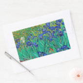 Irises Rechthoekige Sticker (Envelop)