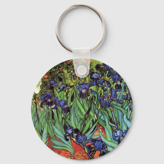 Irises, Saint-Remy, Van Gogh Sleutelhanger (Voorkant)