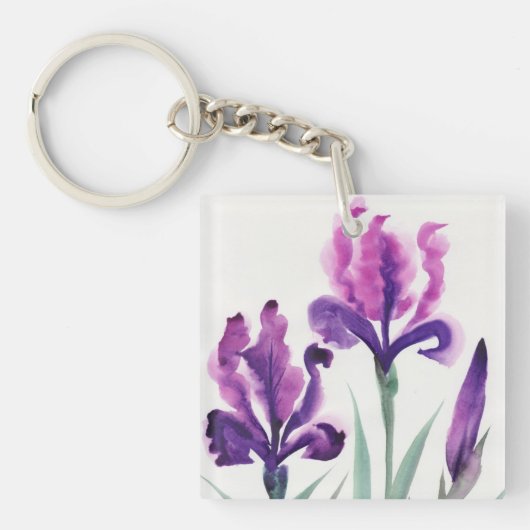 Irises Sleutelhanger (Voorkant)