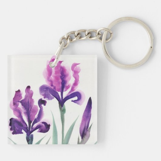 Irises Sleutelhanger (Achterkant)