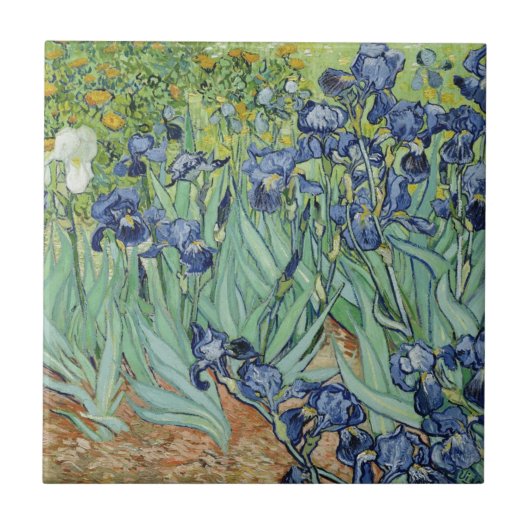 Irises Tegeltje (Voorkant)