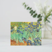 Irises - Van Gogh - c1889 Briefkaart (Staand voorkant)