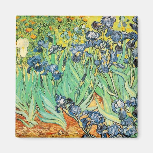 Irises - Van Gogh - c1889 Magneet (Voorkant)