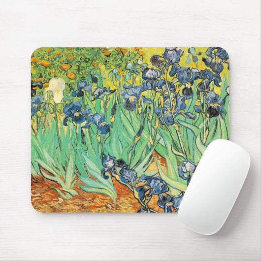 Irises - Van Gogh - c1889 Muismat (Met muis)