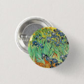 Irises - Van Gogh - c1889 Ronde Button 3,2 Cm (Voorkant /achterkant)