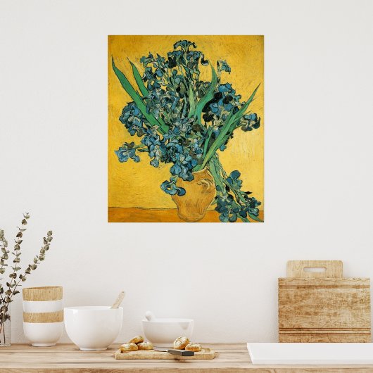 Irises - Van Gogh - c1890 Poster (Keuken)