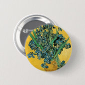 Irises - Van Gogh - c1890 Ronde Button 5,7 Cm (Voorkant /achterkant)