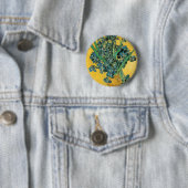 Irises - Van Gogh - c1890 Ronde Button 5,7 Cm (In situ)