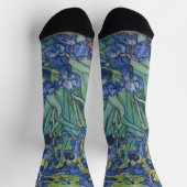 Irises Van Gogh  Floral Art Flower Monogram Sokken (Top)
