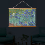Irises Van Gogh  Floral Art Flower Painting Hangend Wandkleed<br><div class="desc">Een prachtig gekleurd wandtapijt van hout, voorzien van een prachtige, kleurrijke, gedetailleerde olie op het schilderij van het canvas, door Vincent van Gogh, van irissen en seizoensbloemen in een tuin. Mooie kunst voor bloemen / bloemen / natuur / kunstliefhebbers en Van Gogh connoisseurs'. Het maakt een geweldig cadeau voor je...</div>