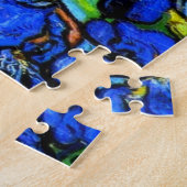Irises, Van Gogh's beroemde bloemschilderij Legpuzzel (Zijkant)