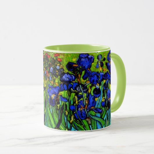 Irises, Van Gogh's beroemde bloemschilderij Mok (Voorkant rechts)