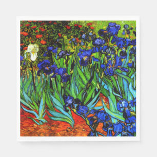 Irises, Van Gogh's beroemde bloemschilderij Servet