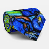 Irises, Van Gogh's beroemde bloemschilderij Stropdas (Opgerold)