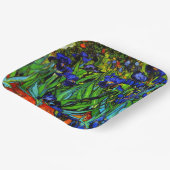 Irises, Van Gogh's beroemde florale schilderij Pl Papieren Bordje (Gebogen)