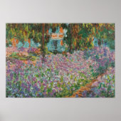 Irises van Monet Poster (Voorkant)