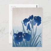 Irises van Ohara Koson Briefkaart (Voorkant / Achterkant)