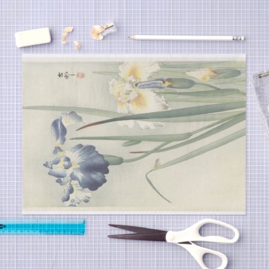 Irises van Ohara Koson Tissuepapier (Craft)